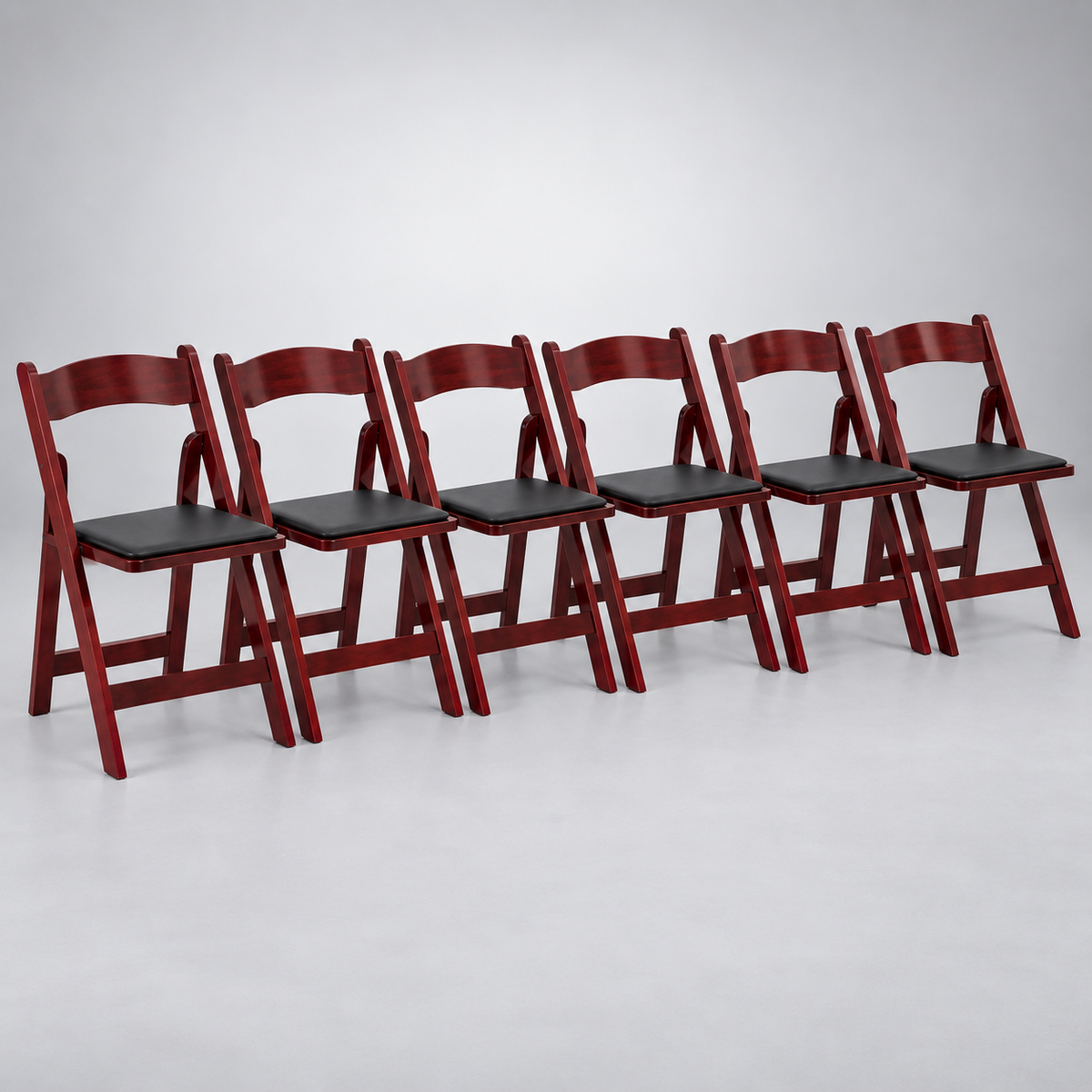 # 18 Folding Chair- Mahogany