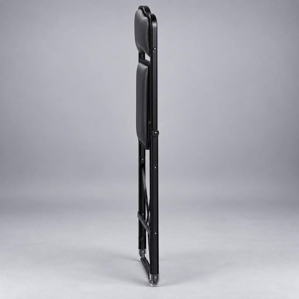 # 16 Black & Black Velvet Folding Chair