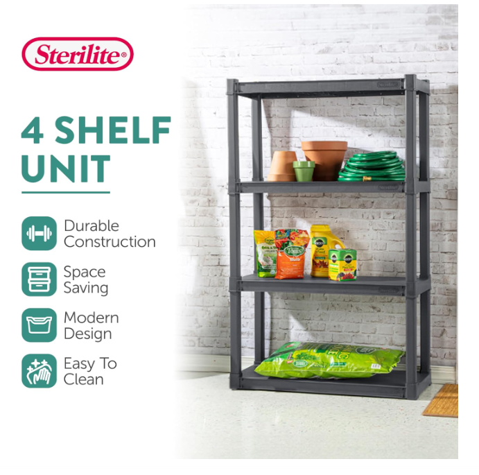 Sterilite 4 Unit Shelving