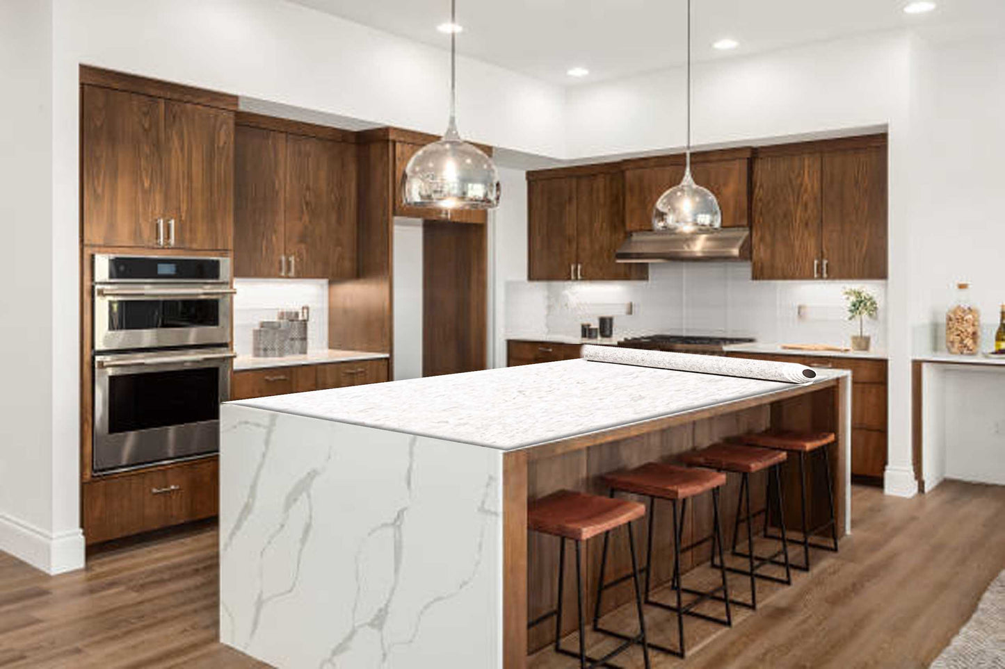 Wondercover Island Roll - 44" x 12' White