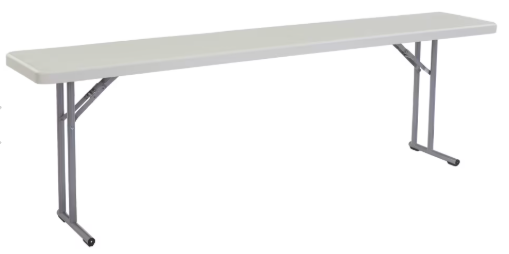 18 X 96 Plastic Table