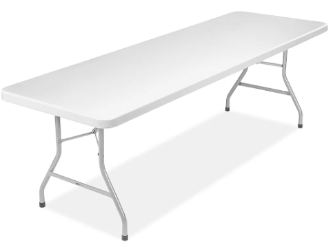 36 X 96 Plastic Table