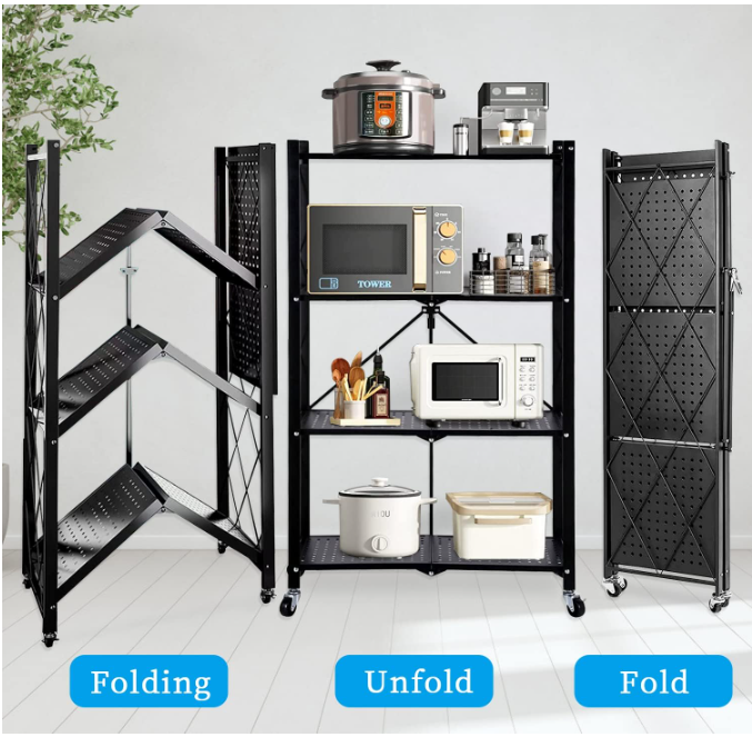 4 Tier Folding Shelfs
