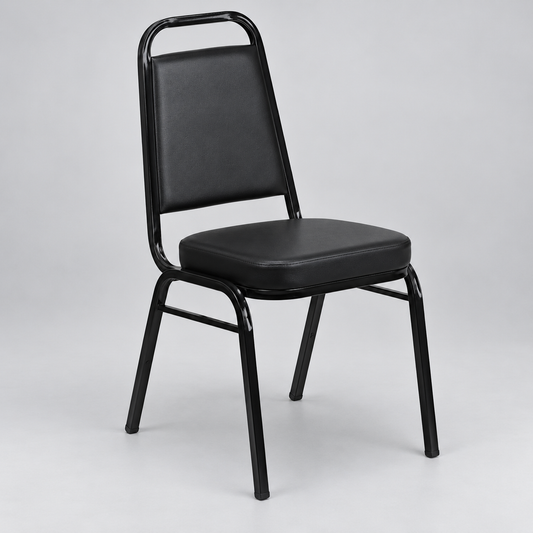 #32  Stacking Chair Black