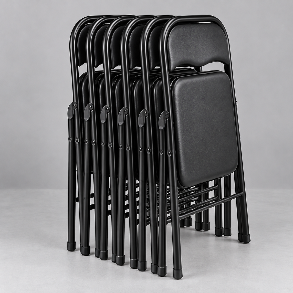 # 8 Folding Chair - BLACK
