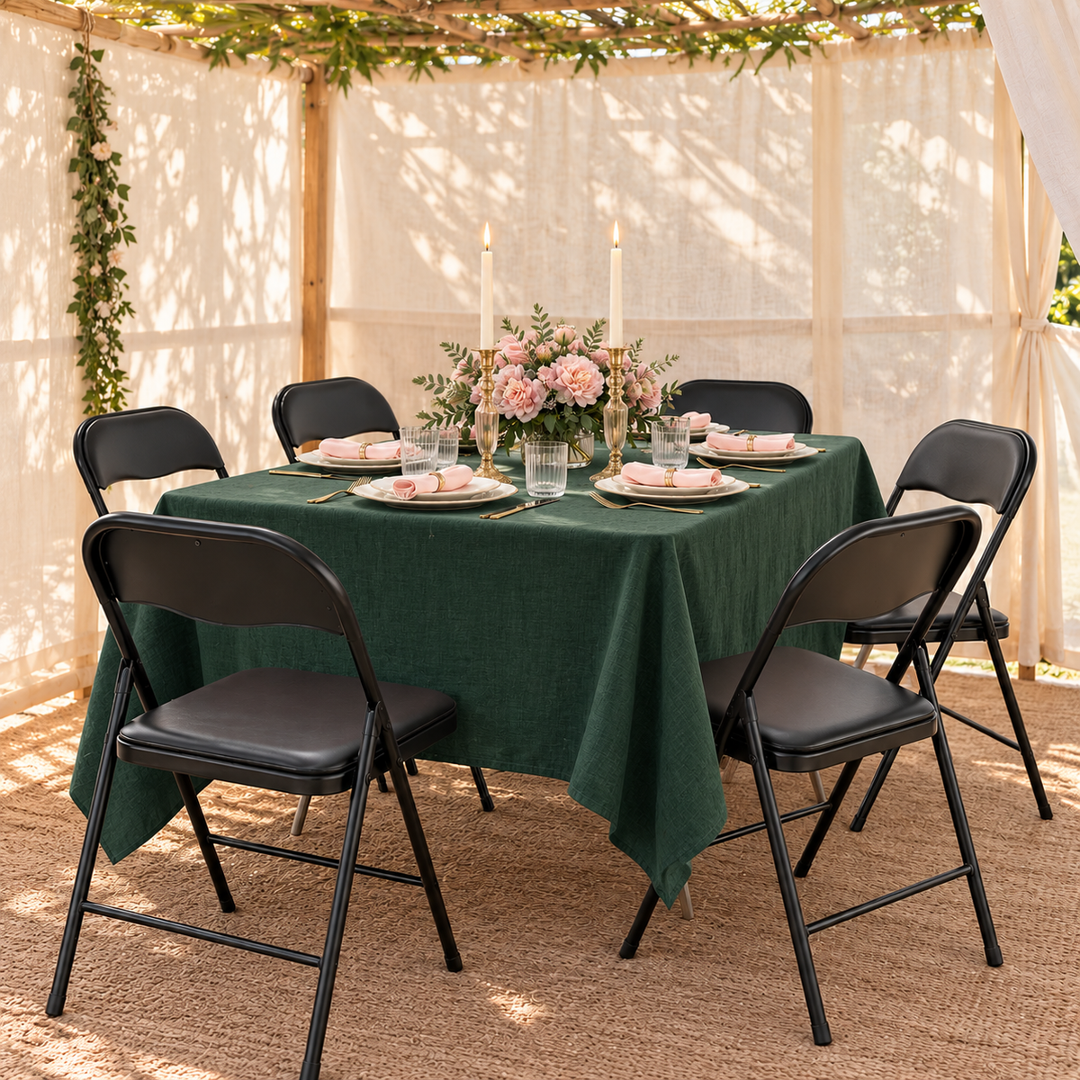# 8 Folding Chair - BLACK