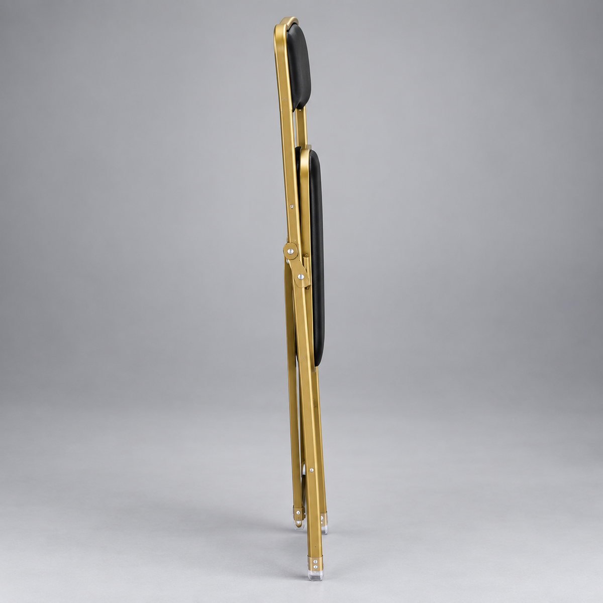 # 25 Gold & Black Folding Chair