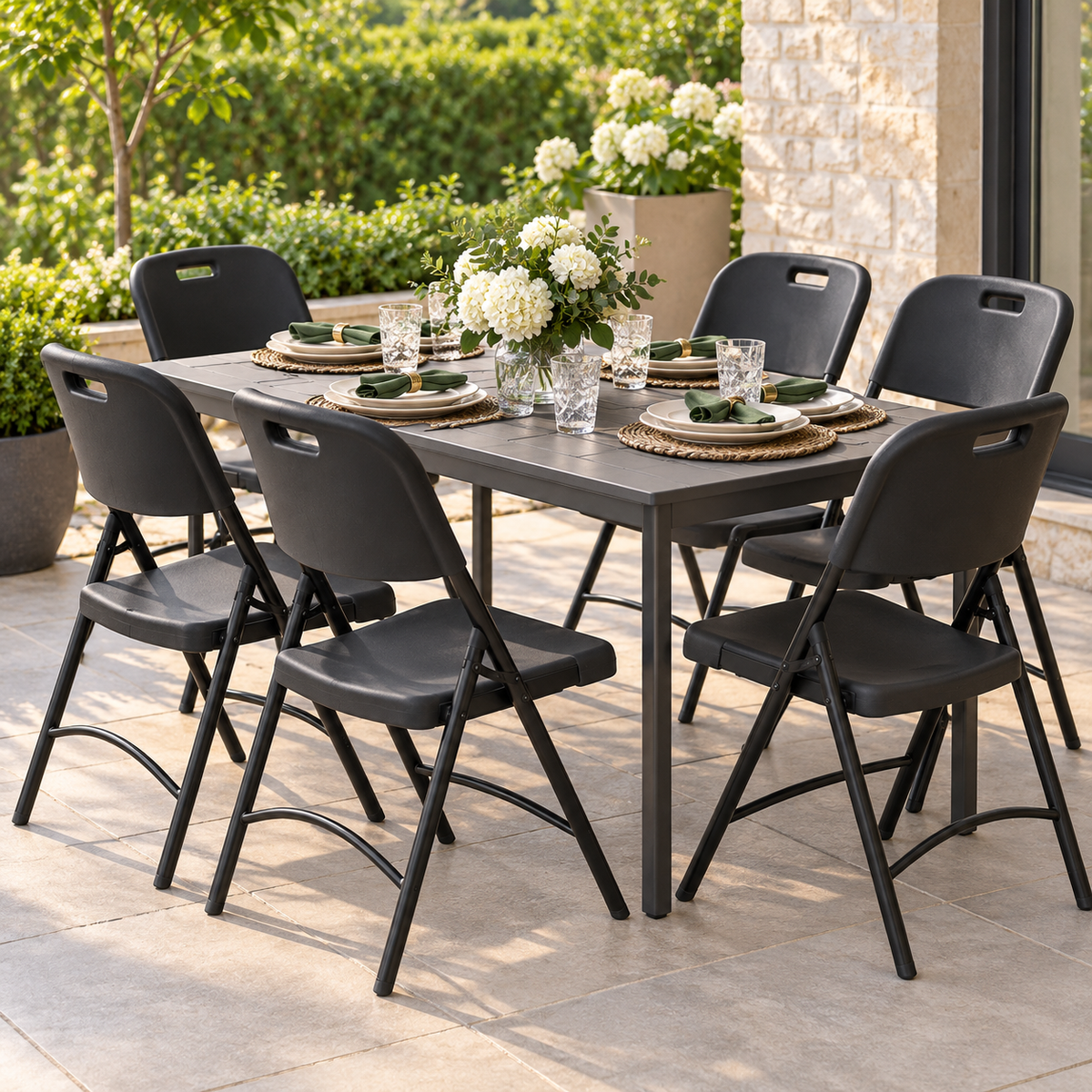 # 17 Folding Chair - Black