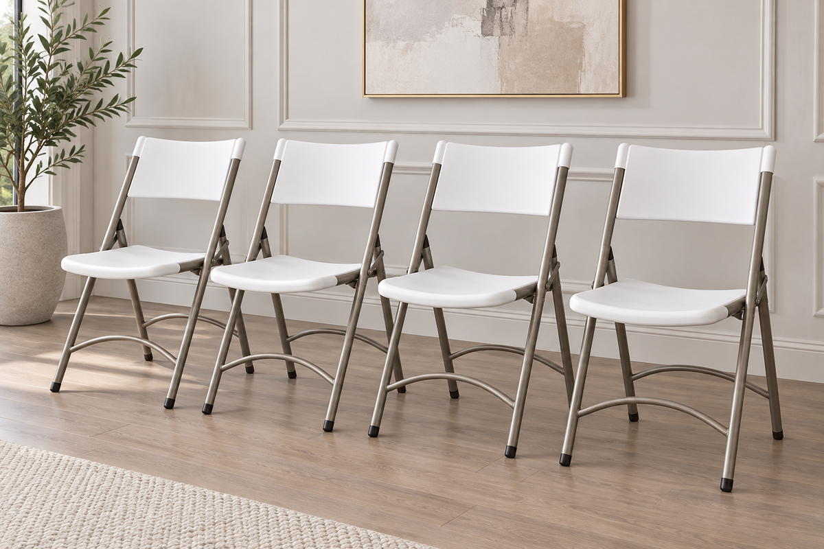 # 15 Folding Chair - WHITE