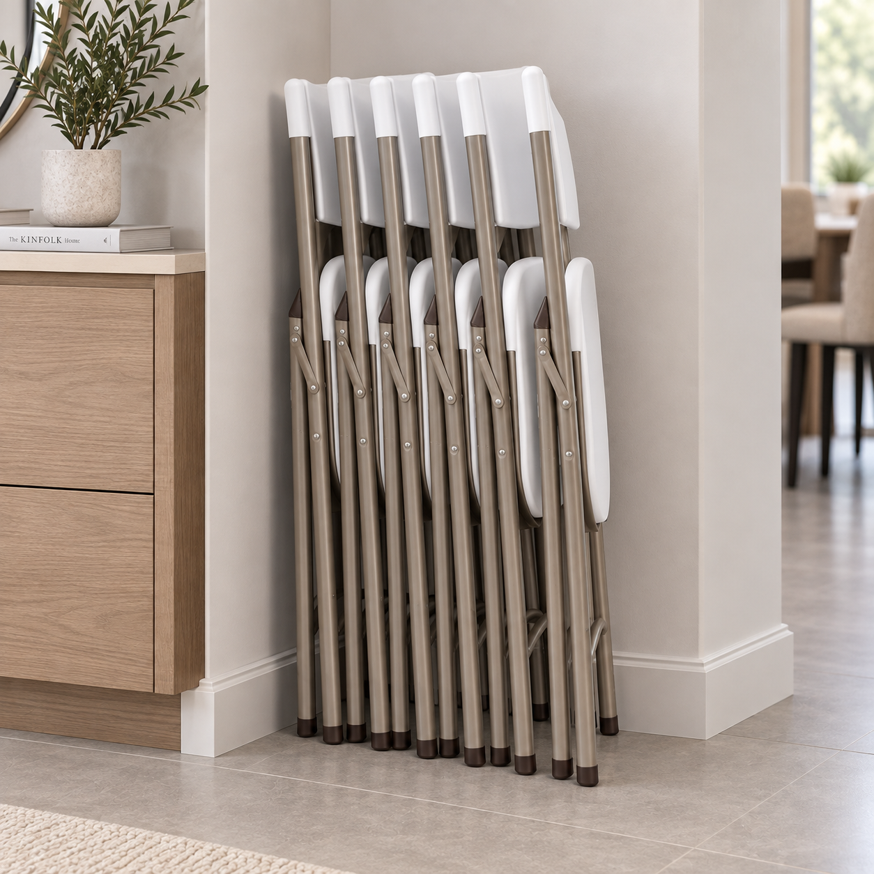 # 15 Folding Chair - WHITE