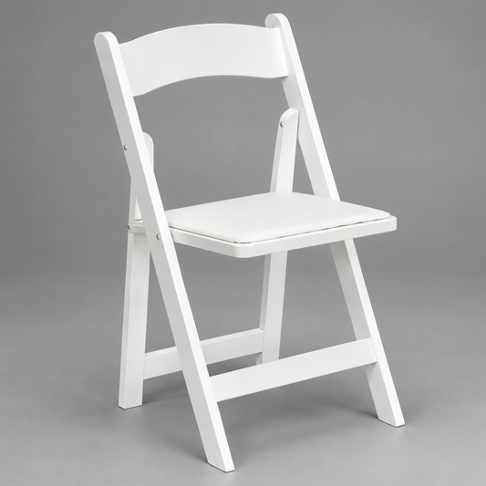# 18 Folding Chair- White