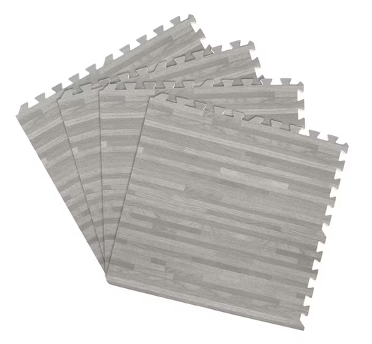 16 Sq. Interlocking Floor Mat Grey