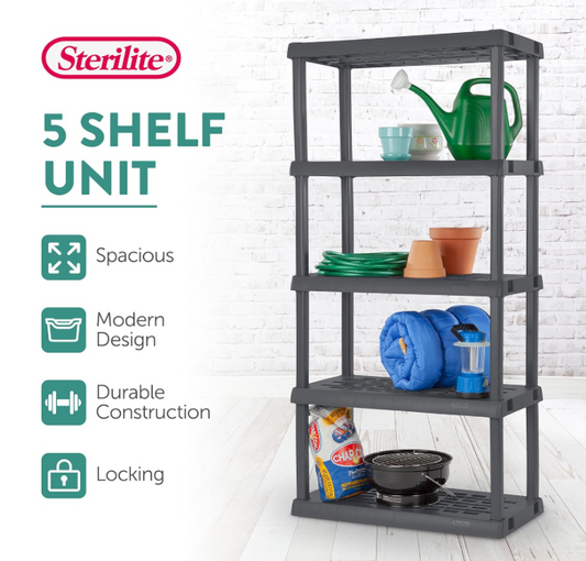 Sterilite 5 Unit Shelving
