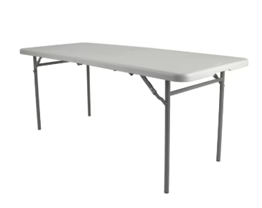 30 X 72 Corner Leg Plastic Table