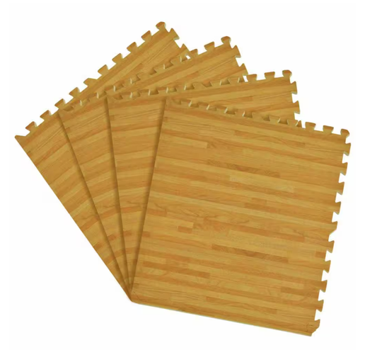 16 Sq. Interlocking Floor Mat Pine